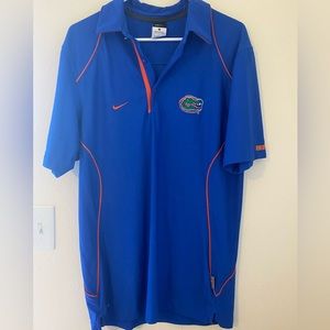 Nike Florida Gators dri-fit golf shirt mens small